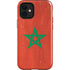 Morocco Flag Distressed iPhone 12 Mini Impact Case